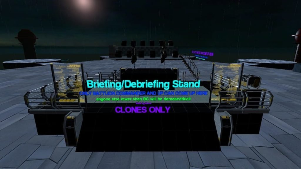 Night Force Gaming Clone Wars Briefing Stand